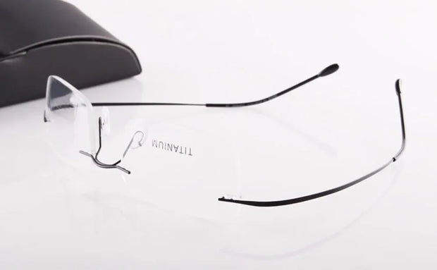Chashma Brand Titanium Reading Glasses Super Light Myopia Optical Prescription Glasses Frame for Male and Female