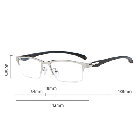 HDCRAFTER 6 In 1 Magnet Polarized Clip Glasses Frame Men TR90 Optical Myopia Clip Glasses For Men Prescription Eyeglasses Frame