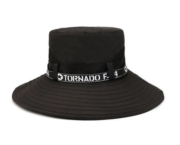 New Hot Selling Spring Summer Bucket Hat Men's Solid Color Big Brim Sun Hat Women's Folding Fishing Mountaineering Outdoor Hat