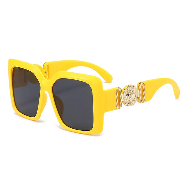 INS Popular Square Sunglasses Women Luxury Retro Brand Men Trending Travel Sun Glasses Female Shades UV400 Oculus