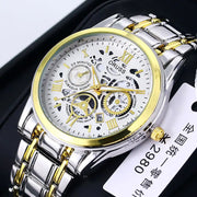 ORUSS New Style Fashion Brand Men's Quartz Watch Luxury Roman Dial Luminous Waterproof Sports Automatic Date Business Man Watch