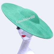 40CM Big Fascinators Base Wedding Millinery Supplies DIY Hair Accessories Hat Women Kentucky Derby Large Fascinator Base