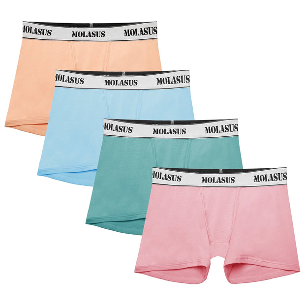 Women’s Boxer Briefs Seamless Boy Shorts Panties Soft Stretch Cotton Ladies Safety Pants Female Anti Chafing Boy Shorts Panties