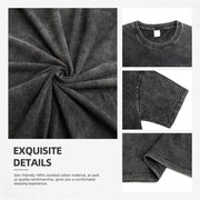 Elder Washed T Shirt Streetwear Hip Hop Novelty T-Shirt Game Tees Tops for Men Women 100% Cotton Oversize Graphic Printed