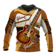 Mens 3d Guitar Printed Fashion Hoodie Daily European Size Sweatshirt Musical Moletom Female Psychedelic Clothes Wholesaler