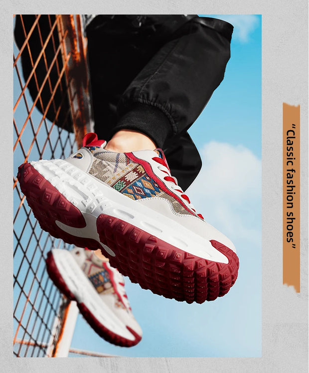 Fashionable Men's Footwear Casual Tennis Shoes Outdoor Sports Footwear New Autumn/Winter Casual Sports Shoes - Durable