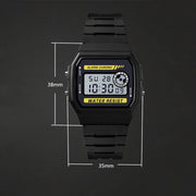 Fashion Simple Sport Electronic Watch LED Digital Multi-function Watches Waterproof PU Strap Alarm Clock Gift For Women/Men
