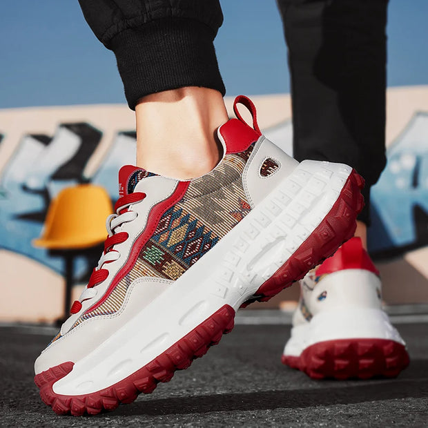 Fashionable Men's Footwear Casual Tennis Shoes Outdoor Sports Footwear New Autumn/Winter Casual Sports Shoes - Durable