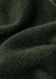 Autumn/Winter Knitted Loose Cardigan Jacket Pure Wool Sweater Temperament round Neck Slim Fit Long Sleeve Top for Women