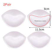 1/2/3 Pair Yoga Clothing Push Up Bra Padding Chest Enhancers Bra Foam Insert Chest Cup Intimates Accessories Sponge Bra Pads