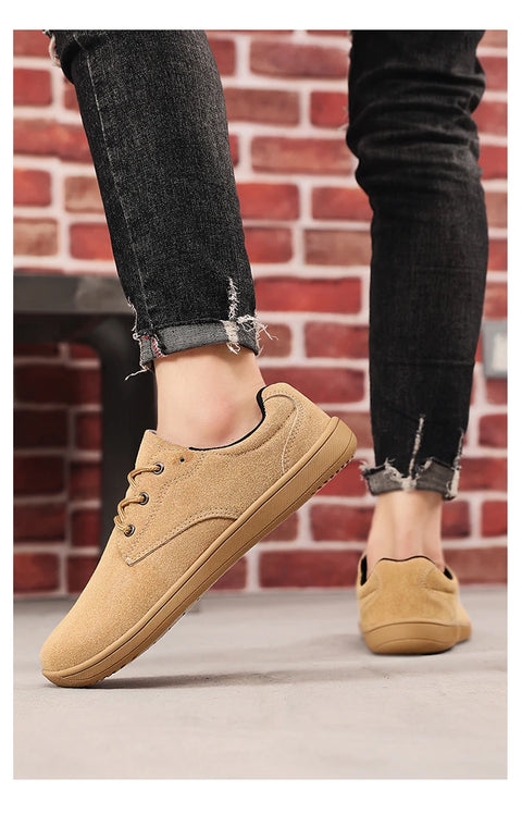 Wide Toe Men Barefoot Shoes Minimalist Sneakers Comfortable Casual Sports Shoe Non-slip Male Flat Loafers Outdoor Walking Shoes