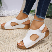 Women Wedges Sandals 2024 Summer New Elegant Outdoor Sandals for Women Walking Soft Female Footwear Sandals Zapatos De Mujer