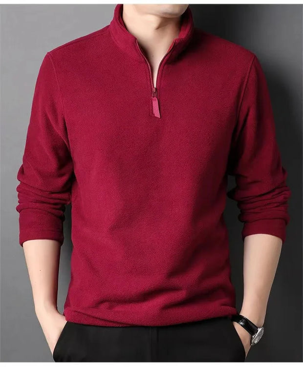 Sweatwear Mens Anti-pilling High Quality Knitted Turtleneck Sweater Slim Fit Long Sleeve Pullover Solid Color Trend Men Clothing