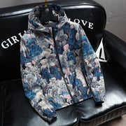 Rose Jacket Hooded Jackets for Men Fashion Trends Mountaineering Lightweight Puffer Men Climbing Clothes Men's Clothing Man Coat