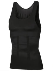 2/1Men's Compression Body Shaper Tank Top, Slimming Vest