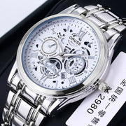 ORUSS New Style Fashion Brand Men's Quartz Watch Luxury Roman Dial Luminous Waterproof Sports Automatic Date Business Man Watch