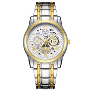ORUSS New Style Fashion Brand Men's Quartz Watch Luxury Roman Dial Luminous Waterproof Sports Automatic Date Business Man Watch