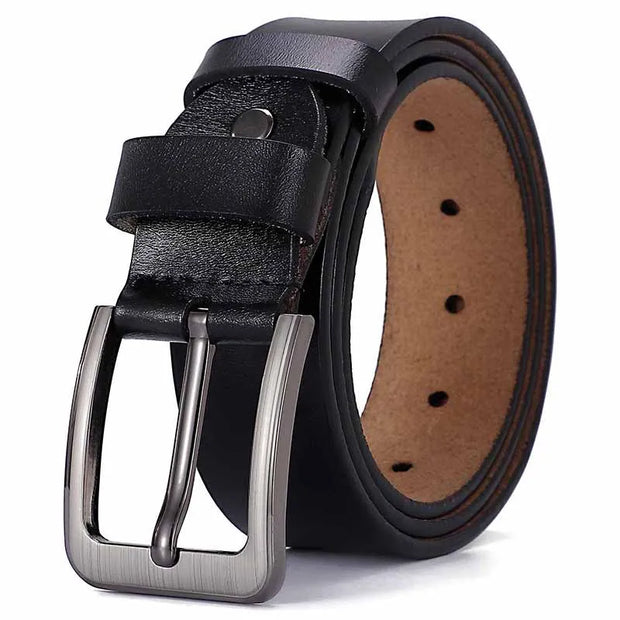 Plus Size 105 110 120 130 140 150 160 170cm Belt for Men Women Genuine leather Alloy Metal Pin Buckle Waist Betls Straps 2023