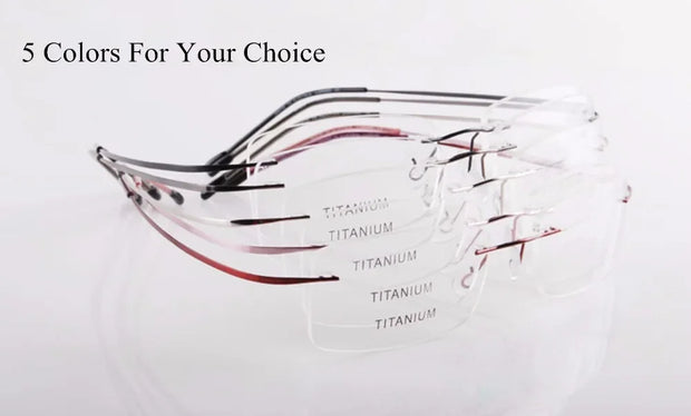 Chashma Brand Titanium Reading Glasses Super Light Myopia Optical Prescription Glasses Frame for Male and Female