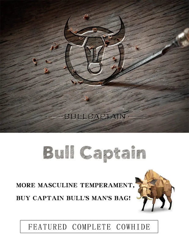 BULLCAPTAIN Brand Men's Wallet Genuine Leather Purse Male Rfid Wallet Multifunction Storage Bag Coin Purse Wallet's Card Bags