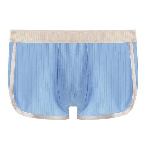 2 PCS/SET Men's Boxer Shorts Underwear  Man Underpants Sexy Panties Striped Homme U Convex Shorts Lingerie Male Boxers