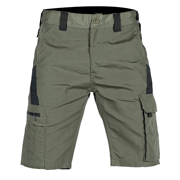 Summer Tactical Shorts Men Quick Dry Cargo Shorts Multi-Pocket Wear-Resistant Waterproof Short Trousers Outdoor Hiking Fishing