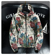 Rose Jacket Hooded Jackets for Men Fashion Trends Mountaineering Lightweight Puffer Men Climbing Clothes Men's Clothing Man Coat