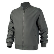 Men Bomber Jacket Thin Slim Long Sleeve baseball Jackets Mens Windbreaker Zipper Windbreaker Jacket Male Outwear Brand Clothing