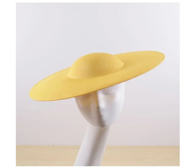 40CM Big Fascinators Base Wedding Millinery Supplies DIY Hair Accessories Hat Women Kentucky Derby Large Fascinator Base