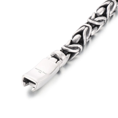 8mm Singular Byzantine Chain Bracelet & Necklace - Stainless Steel 316L - KB170399-KJX