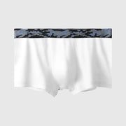 Men's ultra-thin breathable ice silk seamless one-piece sexy boxers