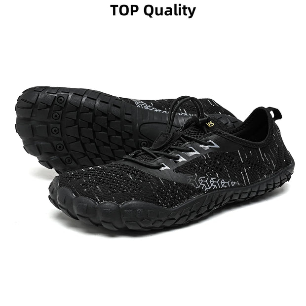 Wide Toe Zero Barefoot Shoes Mens Minimalist Water Shoes Breathable for Walking Rock Climbing Wrestling Trail Running Sneakers