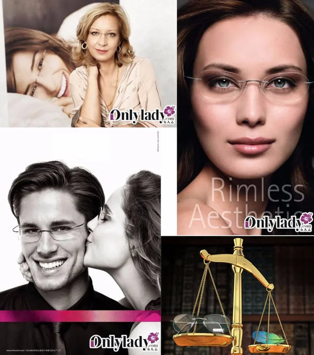 Chashma Brand Titanium Reading Glasses Super Light Myopia Optical Prescription Glasses Frame for Male and Female