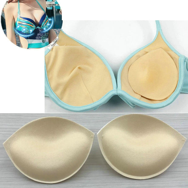 1/2/3 Pair Yoga Clothing Push Up Bra Padding Chest Enhancers Bra Foam Insert Chest Cup Intimates Accessories Sponge Bra Pads