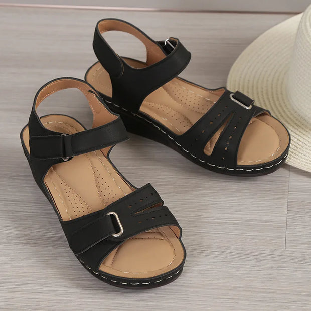 Fashion Women Sandals Shoes Wedge Walking Shoes Huaraches Women's Sandals Breathable Comfortable Footwear Sandalias Mujer Female