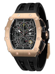 TSAR BOMBA Watch for Men Top Brand Luxury Waterproof Quartz Wristwatch Tonneau Clock Gift Chronograph Rectangle Mens Watch