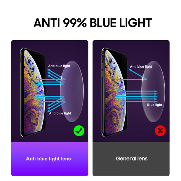 Fashion Big Frame Cat Eye Optical Eyeglasses Men Women Trend Brand Designer Reading Computer Anti Blue Light Eyeglasses Unisex