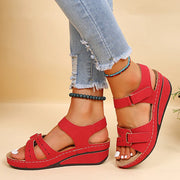 Fashion Women Sandals Shoes Wedge Walking Shoes Huaraches Women's Sandals Breathable Comfortable Footwear Sandalias Mujer Female