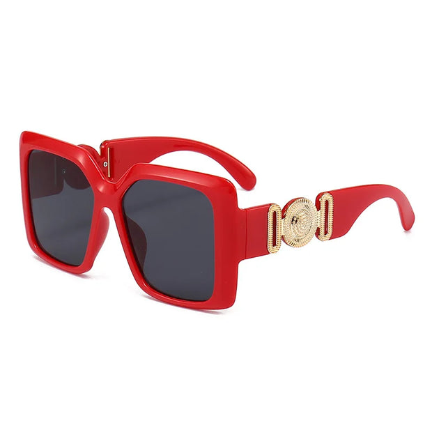 INS Popular Square Sunglasses Women Luxury Retro Brand Men Trending Travel Sun Glasses Female Shades UV400 Oculus