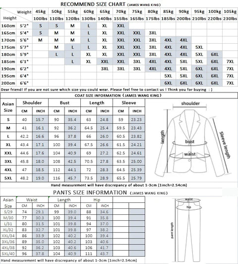 ( Jacket + Pants ) Brand Solid Color Formal Casual Business Office Double Buttons Suit Two-pcs Set Groom Wedding Dress Party