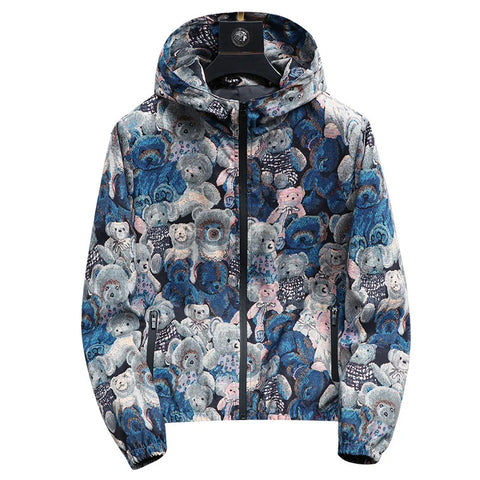 Rose Jacket Hooded Jackets for Men Fashion Trends Mountaineering Lightweight Puffer Men Climbing Clothes Men's Clothing Man Coat