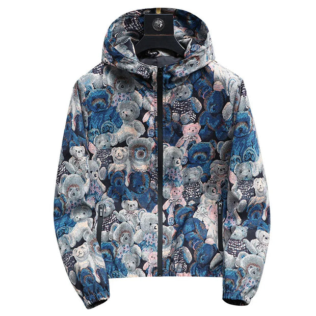 Rose Jacket Hooded Jackets for Men Fashion Trends Mountaineering Lightweight Puffer Men Climbing Clothes Men's Clothing Man Coat