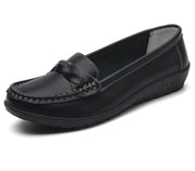 Woman Shoes 2025 New Soft Leather Flat Shoes Women's Loafers Flats Casual Shoes Women Footwear Female White Zapatos De Mujer