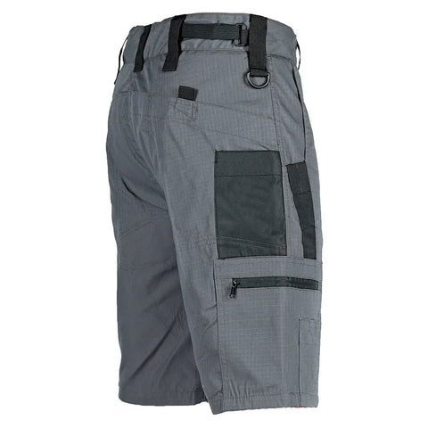 Summer Tactical Shorts Men Quick Dry Cargo Shorts Multi-Pocket Wear-Resistant Waterproof Short Trousers Outdoor Hiking Fishing