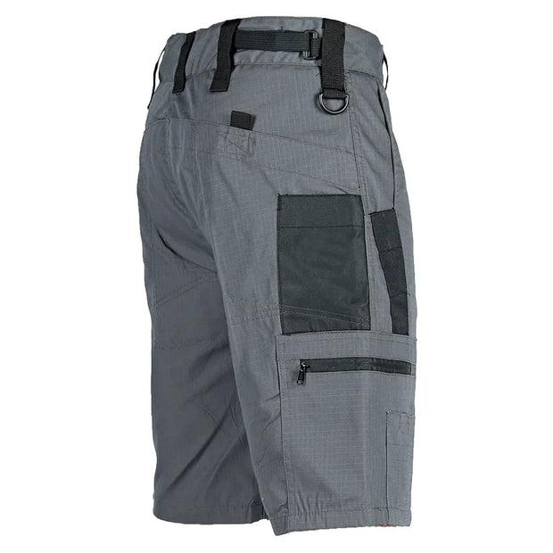 Summer Tactical Shorts Men Quick Dry Cargo Shorts Multi-Pocket Wear-Resistant Waterproof Short Trousers Outdoor Hiking Fishing