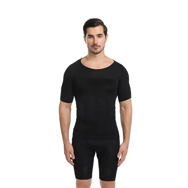 2/1Men's Compression Body Shaper Tank Top, Slimming Vest