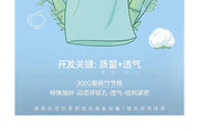 DUKEEN 300G Thick Bamboo Cotton T-Shirt Men Loose Round Neck Half Sleeve Solid Color Pure Cotton Breathable Short Sleeve