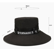 New Hot Selling Spring Summer Bucket Hat Men's Solid Color Big Brim Sun Hat Women's Folding Fishing Mountaineering Outdoor Hat