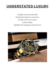 LIGE Men Watch Fashion Full Steel Military Waterproof Quartz Watches for Men Top Brand Luxury Military Chronograph Montre Homme