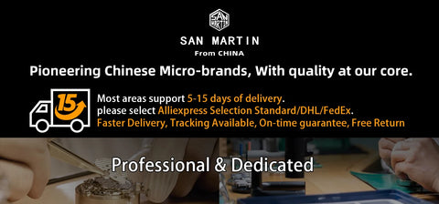 San Martin 39.5mm Men Dive Watch Vintage Distressed Effect NH35 Automatic Mechanical Watch Waterproof 200m C3 Lume SN0116 Reloj
